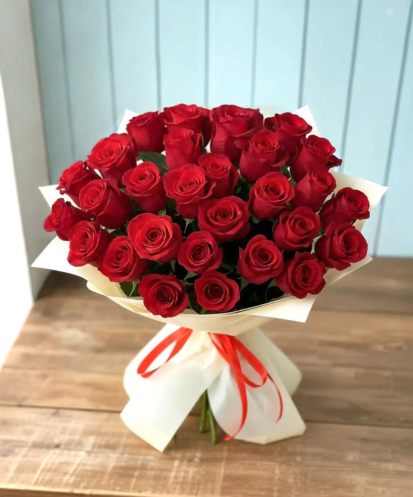 Букет 29 Красных роз в Лямино