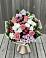 Букет цветов из: Альстромерии, Гвоздики, Розы и Хризантемы в Лямино