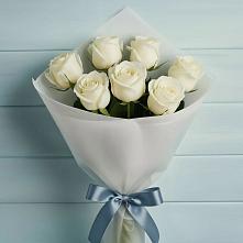 Букет 7 Белых роз Эдлесс Лав #REPLACE_PRED# Лямино