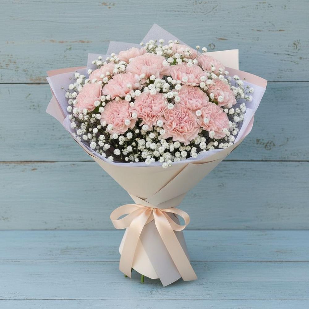 Букет цветов из: Гвоздики в Лямино