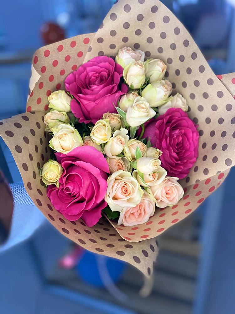 Букет цветов из: Розы в Лямино