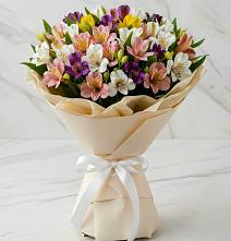 Букет цветов из:  Альстромерии в Лямино