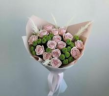 Букет цветов из:  Розы и Хризантемы в Лямино