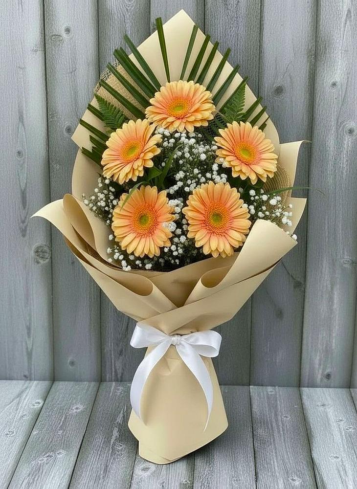 Букет цветов из: Герберы в Лямино