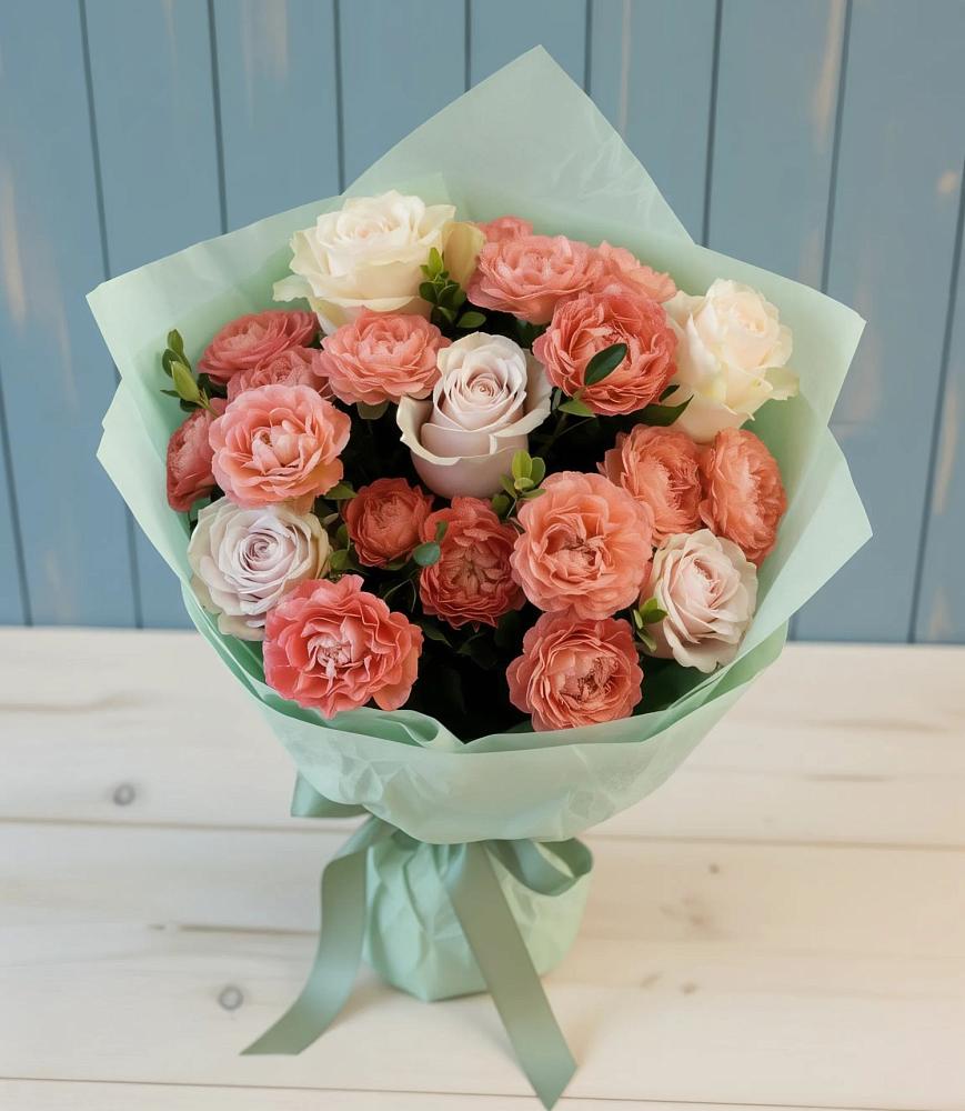 Букет цветов из: Розы в Лямино