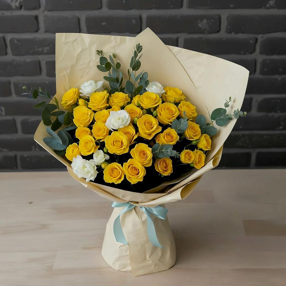 Букет цветов из: Розы в Лямино