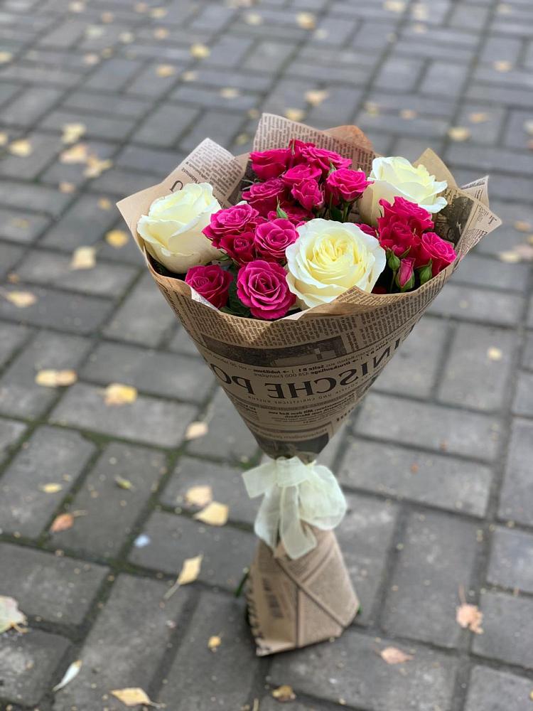 Букет цветов из: Розы в Лямино