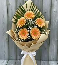 Букет цветов из:  Герберы #REPLACE_PRED# Лямино